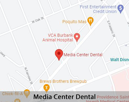 Map image for Dental Cleaning and Examinations in Burbank, CA
