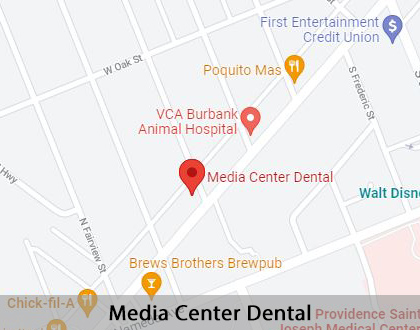 Map image for Dental Sealants in Burbank, CA